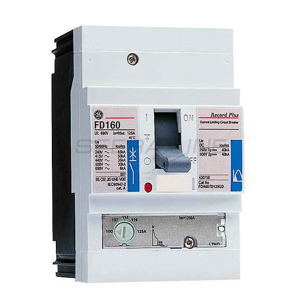 Автоматичний вимикач FD160 FDC35TF080GF 18кА 3P 500В 80A LTM (фіксовані налаштування)